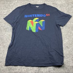 64 Shirt Nintendo blue old navy large
